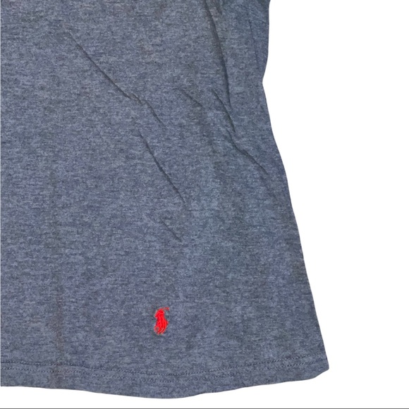 Polo Ralph Lauren Men’s Grey V-Neck T-Shirt Size XL - Picture 3 of 3